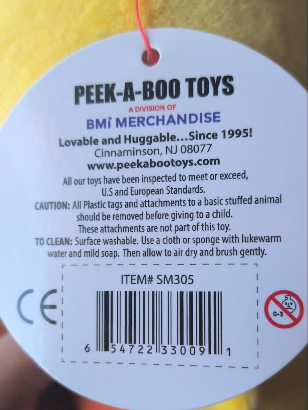 Yellow & Orange Plush Chick Toy - Picture 2 of 2